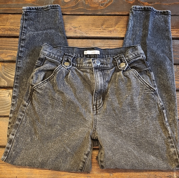 Mom Jeans! Faded Black - Picture 1 of 8